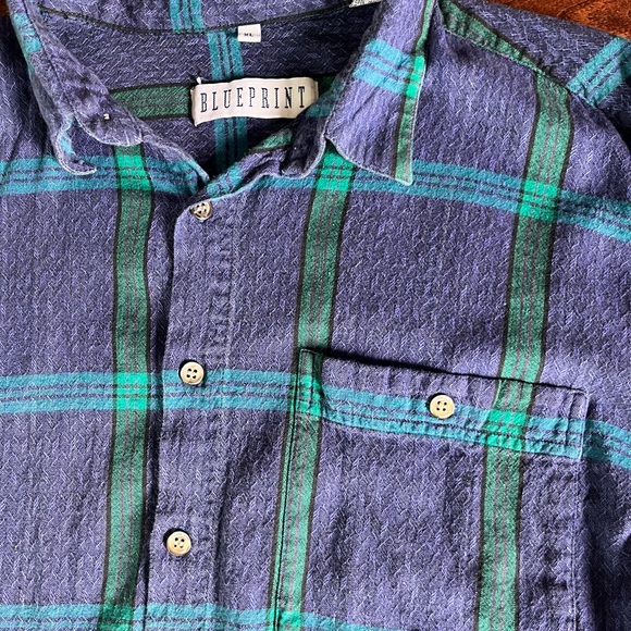 Blueprint brand button up shirt.XL - Picture 4 of 5